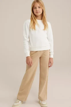 Meisjes straight fit joggingbroek