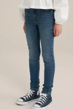 Meisjes super skinny jegging met stretch