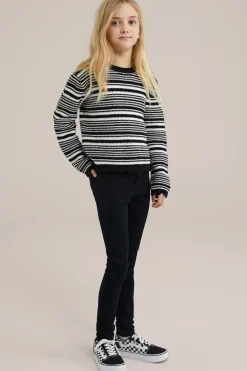 Meisjes super skinny jegging met stretch