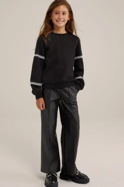 Meisjes sweater met embroidery