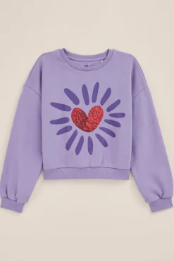 Meisjes sweater met opdruk