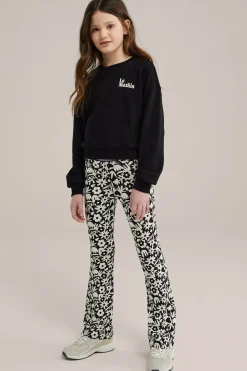 Meisjes sweater met opdruk