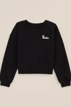 Meisjes sweater met opdruk