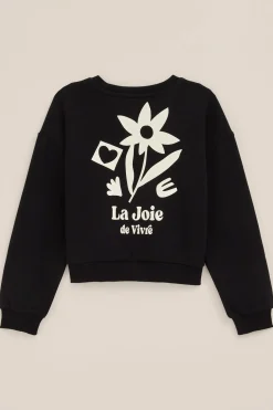 Meisjes sweater met opdruk