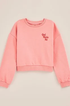 Meisjes sweater met opdruk