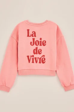 Meisjes sweater met opdruk