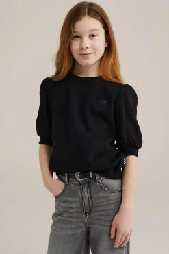 Meisjes sweater met structuur