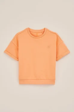 Meisjes sweat t-shirt met embroidery