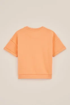 Meisjes sweat t-shirt met embroidery