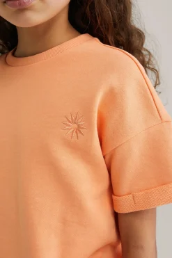 Meisjes sweat t-shirt met embroidery