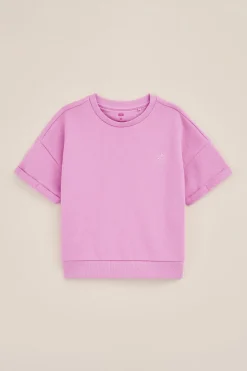 Meisjes sweat t-shirt met embroidery