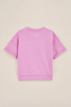 Meisjes sweat t-shirt met embroidery