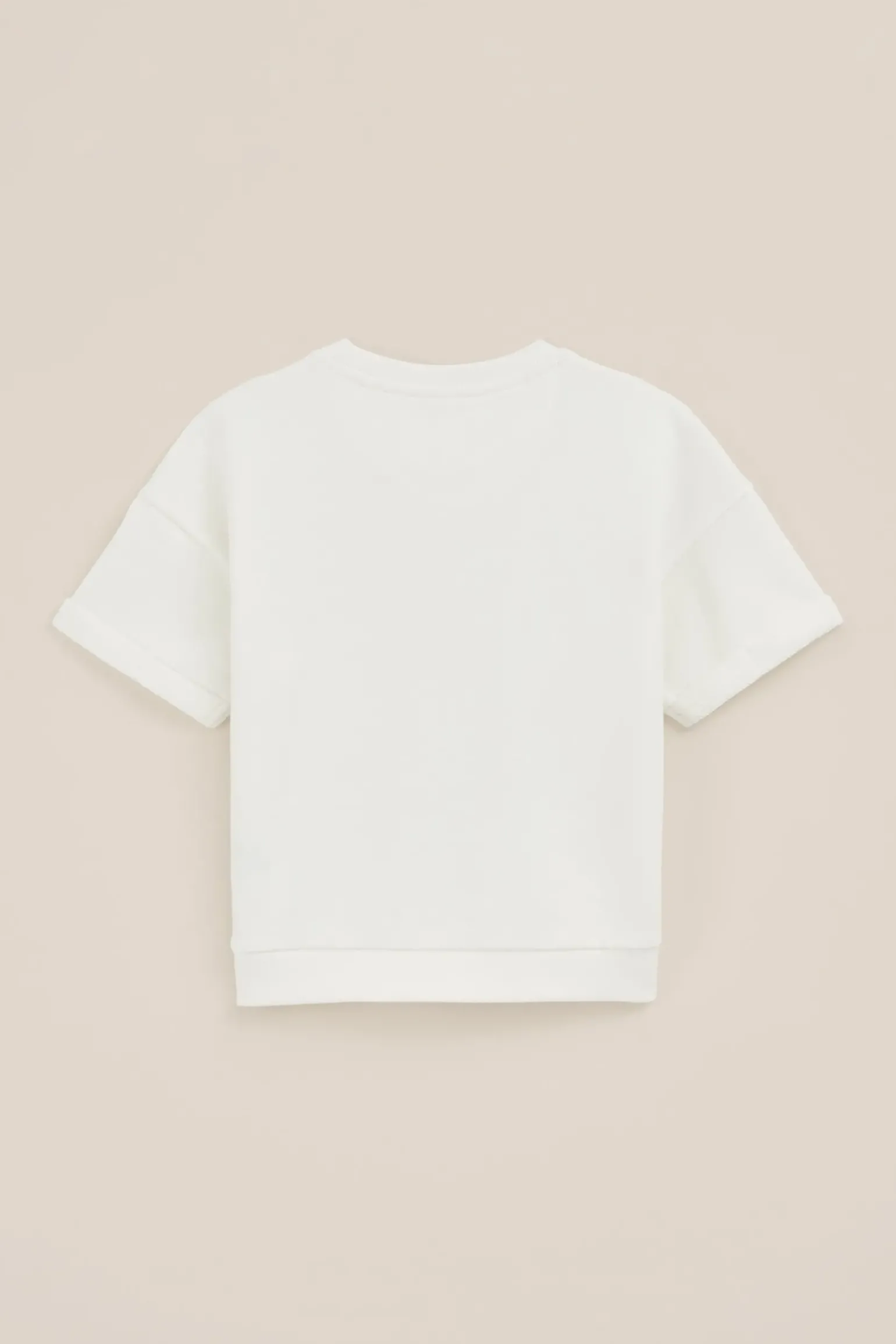 Meisjes sweat t-shirt met opdruk