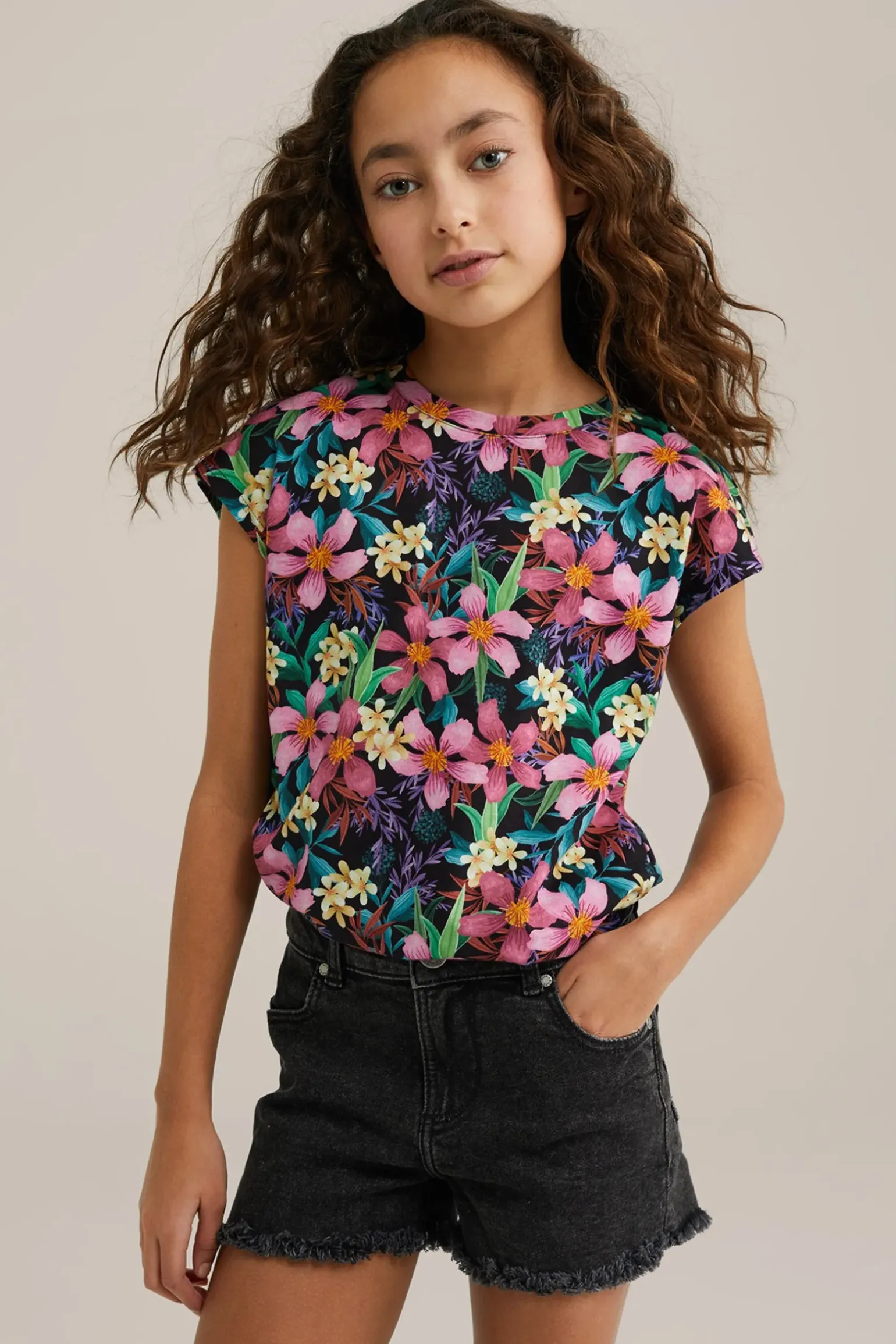 meisjes top met dessin