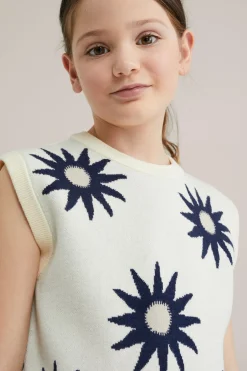 Meisjes top met dessin