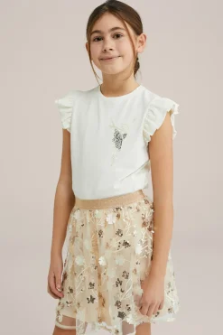 Meisjes top met embroidery