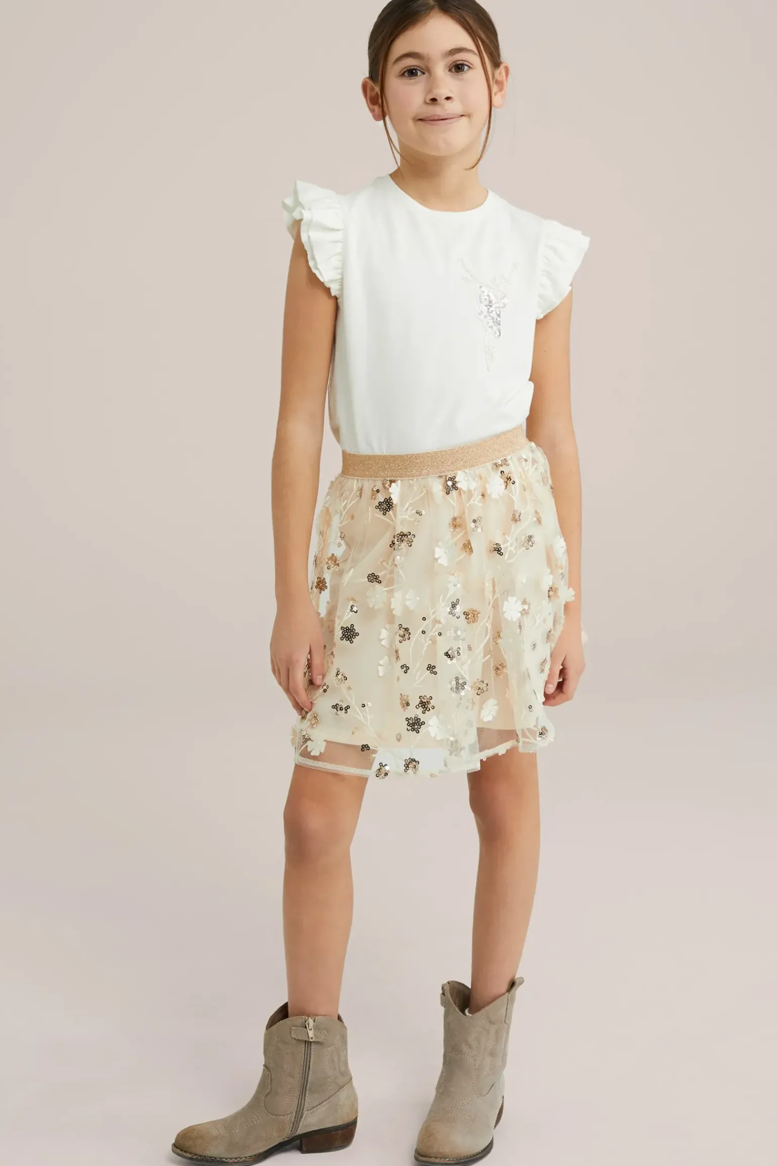 Meisjes top met embroidery