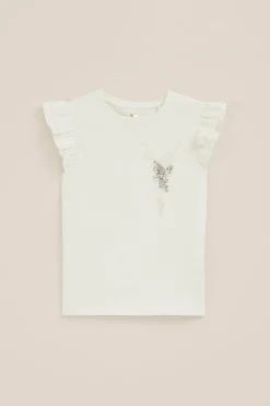 Meisjes top met embroidery