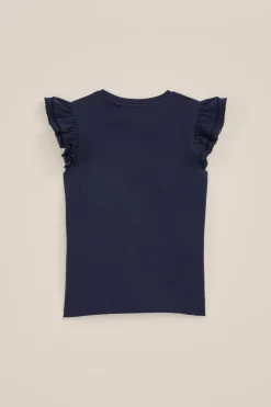 Meisjes top met opdruk