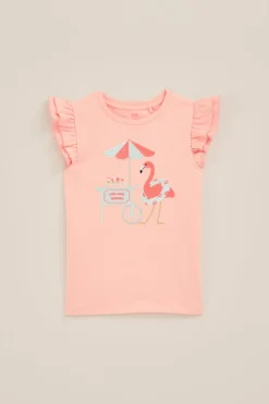Meisjes top met opdruk