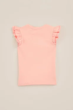 Meisjes top met opdruk