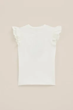 Meisjes top met opdruk