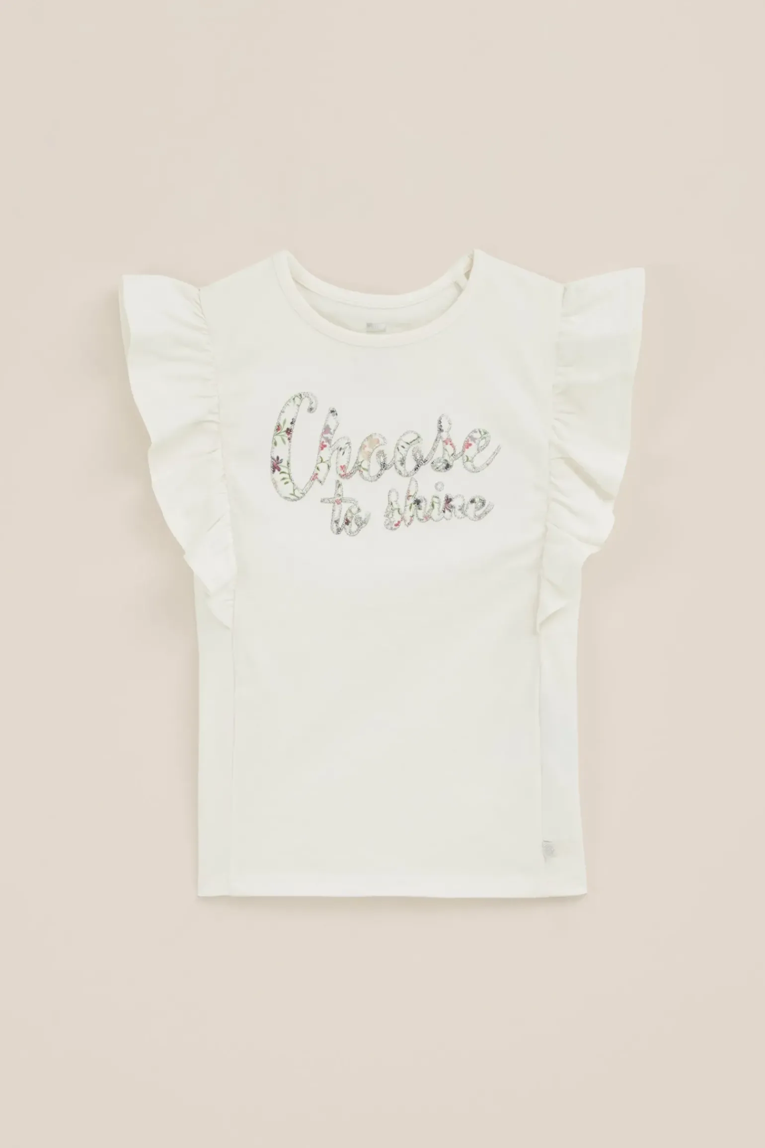 Meisjes top met opdruk
