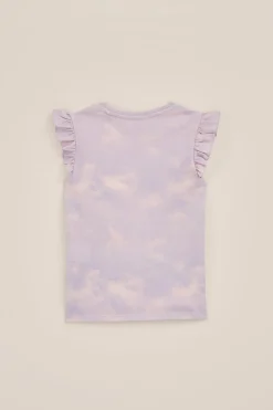Meisjes top met opdruk