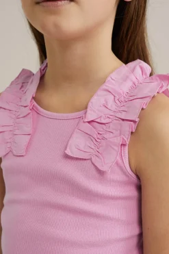Meisjes top met ruches