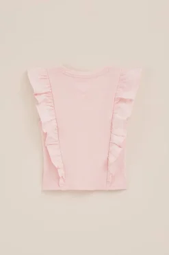 Meisjes top met ruches
