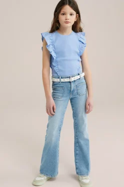 Meisjes top met ruches
