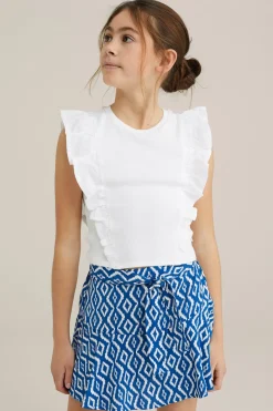 Meisjes top met ruches