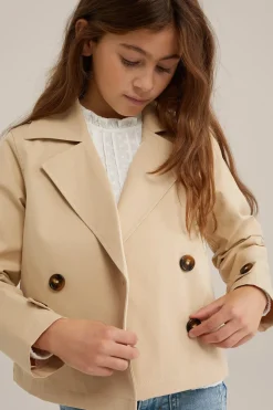Meisjes trenchcoat