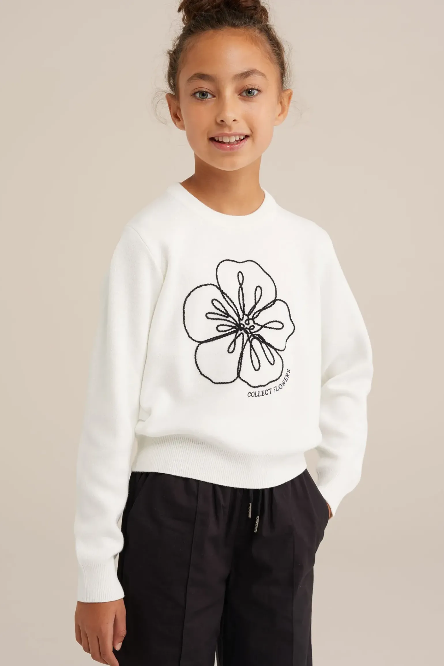 Meisjes trui met embroidery