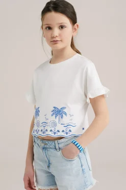 Meisjes T-shirt met embroidery