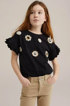 Meisjes T-shirt met embroidery