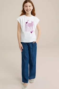 Meisjes T-shirt met embroidery