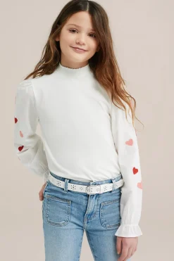 Meisjes T-shirt met embroideries