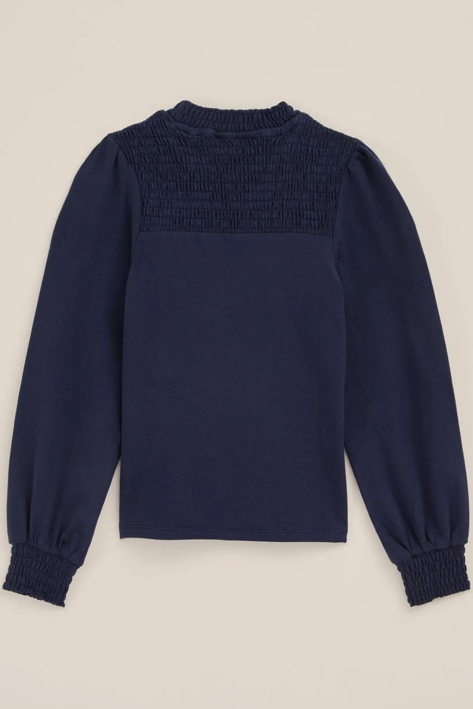 Meisjes T-shirt met gesmokt detail