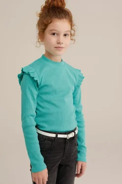 Meisjes T-shirt met glittergaren