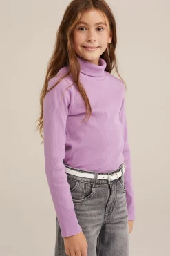 Meisjes T-shirtmet glittergaren