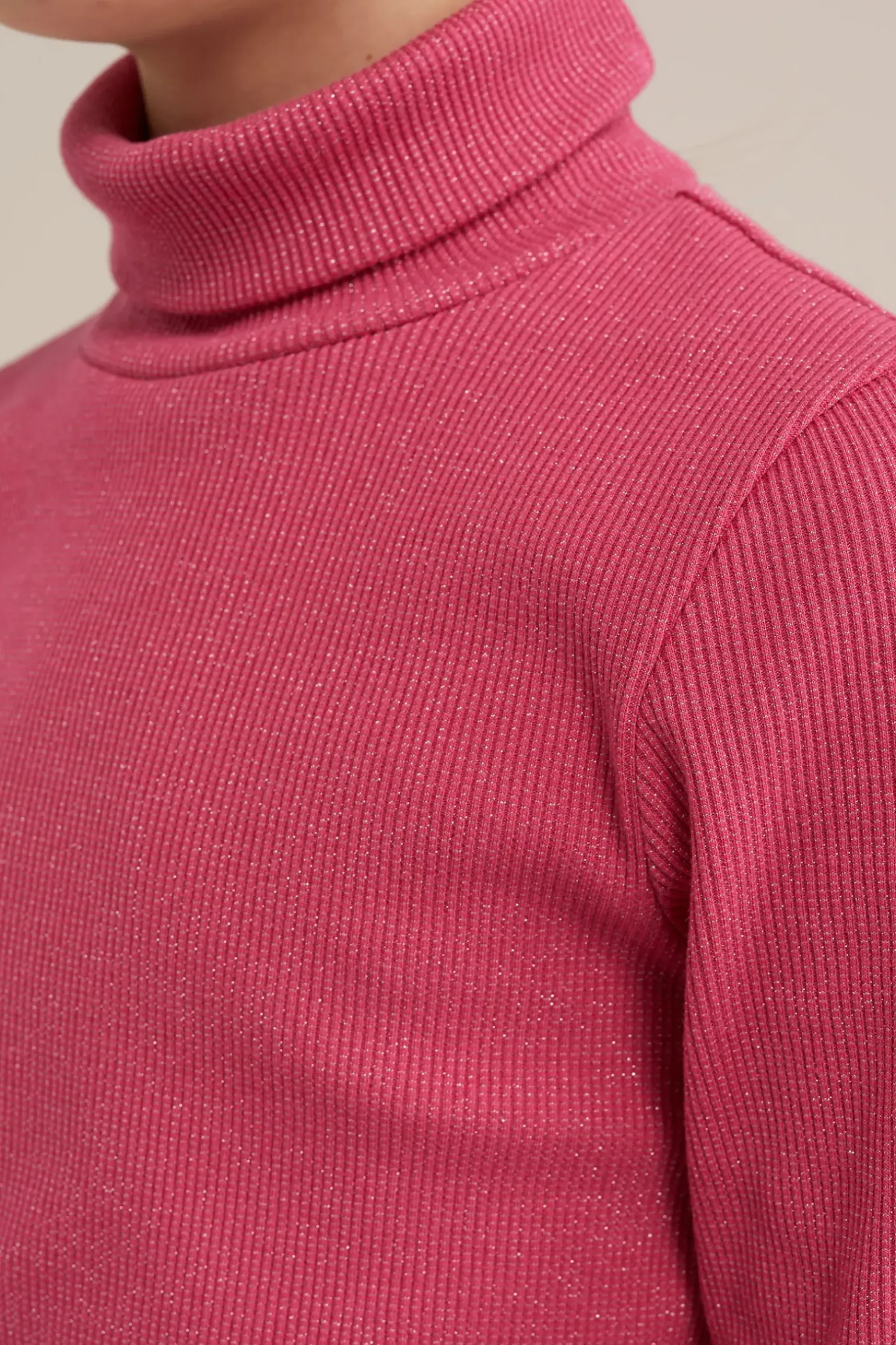 Meisjes T-shirtmet glittergaren