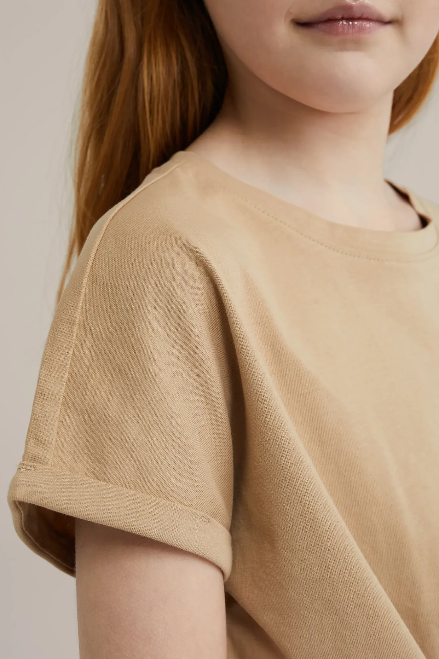 Meisjes T-shirt met knoopdetail