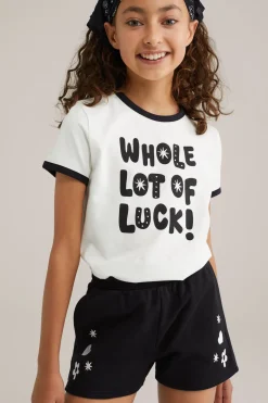 Meisjes T-shirt met opdruk