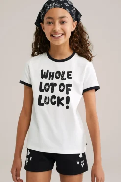 Meisjes T-shirt met opdruk