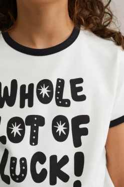 Meisjes T-shirt met opdruk