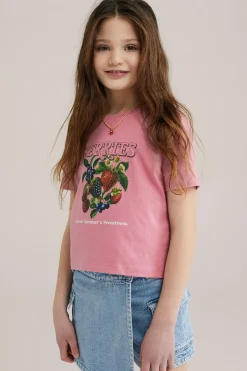 Meisjes T-shirt met opdruk
