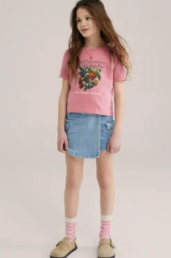 Meisjes T-shirt met opdruk