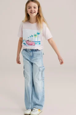 Meisjes T-shirt met opdruk