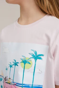 Meisjes T-shirt met opdruk